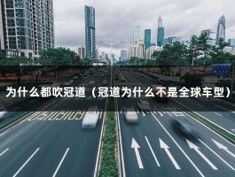 为什么都吹冠道（冠道为什么不是全球车型）