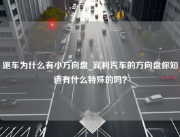 跑车为什么有小方向盘_宾利汽车的方向盘你知道有什么特殊的吗？