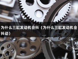 为什么三缸发动机会抖（为什么三缸发动机会抖动）