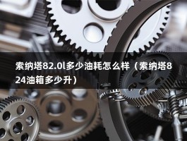 索纳塔82.0l多少油耗怎么样（索纳塔824油箱多少升）