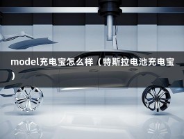 model充电宝怎么样（特斯拉电池充电宝）