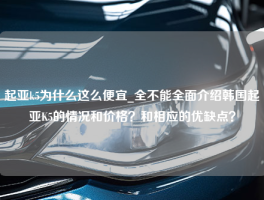 起亚k5为什么这么便宜_全不能全面介绍韩国起亚K5的情况和价格？和相应的优缺点？