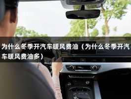 为什么冬季开汽车暖风费油（为什么冬季开汽车暖风费油多）