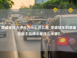 荣威车综合评分为什么这么高_荣威轿车的质量在自主品牌中是什么水平？