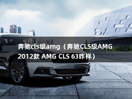 奔驰cls级amg（奔驰CLS级AMG 2012款 AMG CLS 63咋样）