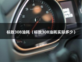 标致308油耗（标致308油耗实际多少）