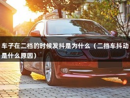 车子在二档的时候发抖是为什么（二挡车抖动是什么原因）