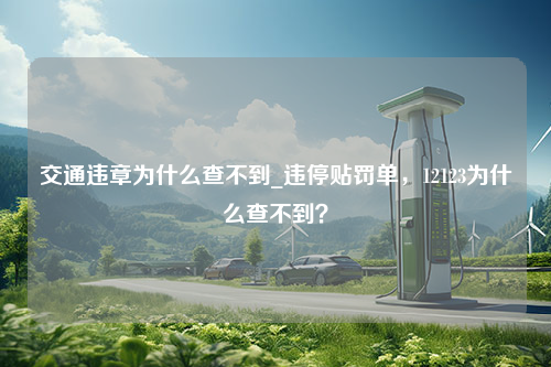 交通违章为什么查不到_违停贴罚单，12123为什么查不到？