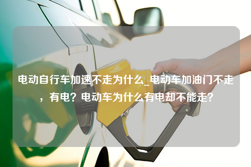 电动自行车加速不走为什么_电动车加油门不走，有电？电动车为什么有电却不能走？