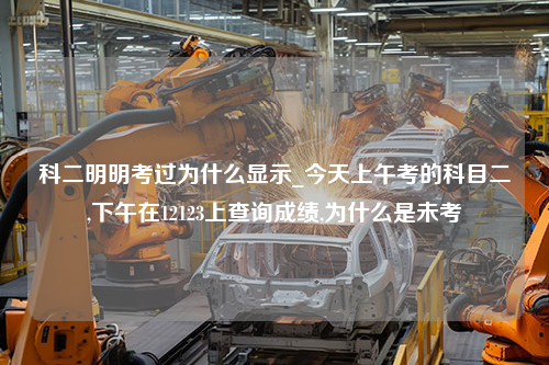 科二明明考过为什么显示_今天上午考的科目二,下午在12123上查询成绩,为什么是未考