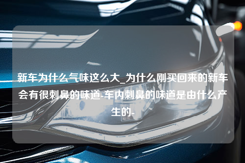 新车为什么气味这么大_为什么刚买回来的新车会有很刺鼻的味道-车内刺鼻的味道是由什么产生的-